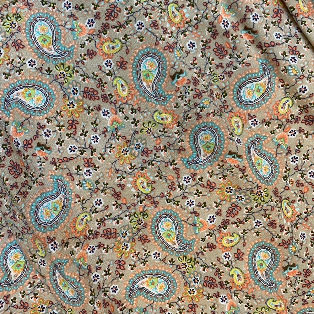C&C California Paisley Side Slit Print Maxi Dress - S - Picture 7 of 8